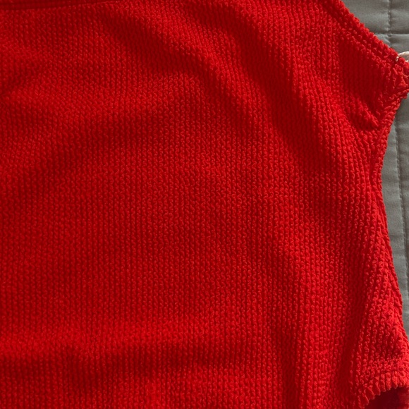 NWT Good American Always Fits One Shoulder Textured One Piece Swimsuit - Picture 6 of 13